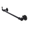 Allied Brass Pipeline Collection 36 Inch Towel Bar with Integrated Hooks P-250-36-TBHK-BKM