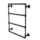 Allied Brass Pipeline Collection 24 Inch Wall Mounted Ladder Towel Bar P-280-24-LTB-BKM