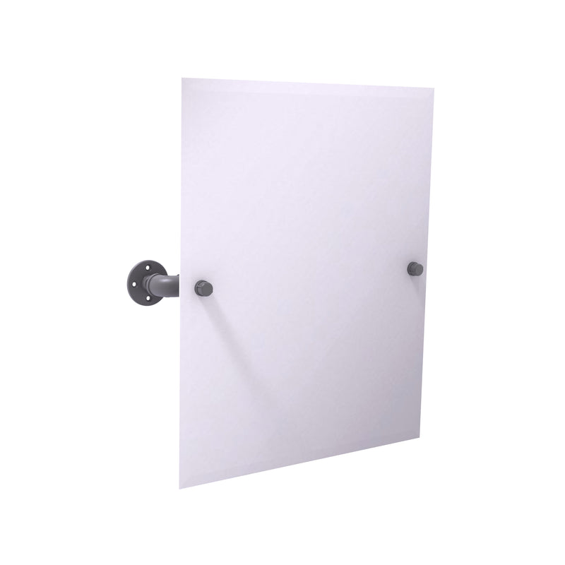 Allied Brass Pipeline Collection Frameless Rectangular Wall Mounted Tilt Mirror P-350-TM92-GYM