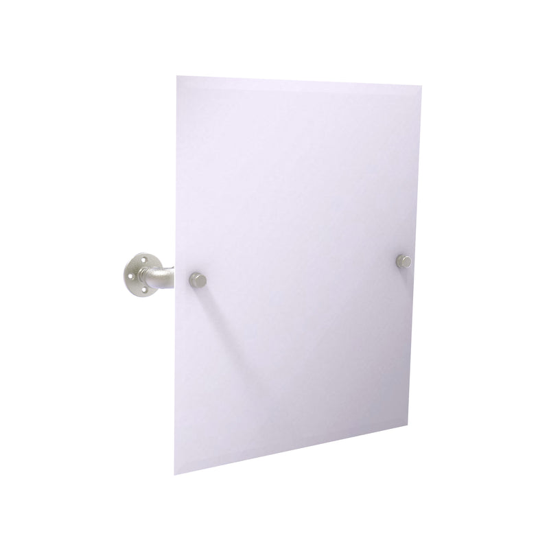 Allied Brass Pipeline Collection Frameless Rectangular Wall Mounted Tilt Mirror P-350-TM92-SN