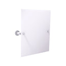 Allied Brass Pipeline Collection Frameless Rectangular Wall Mounted Tilt Mirror P-350-TM92-WHM