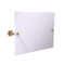 Allied Brass Pipeline Collection Landscape Rectangular Wall Mounted Tilt Mirror P-350-TM93-BBR