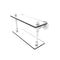 Allied Brass Pipeline Collection 16 Inch Double Glass Shelf P-420-16-DGS-WHM