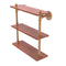 Allied Brass Pipeline Collection 16 Inch Ironwood Triple Shelf P-490-16-TWS-BBR