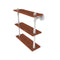 Allied Brass Pipeline Collection 16 Inch Ironwood Triple Shelf P-490-16-TWS-WHM