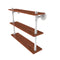 Allied Brass Pipeline Collection 22 Inch Ironwood Triple Shelf P-490-22-TWS-WHM