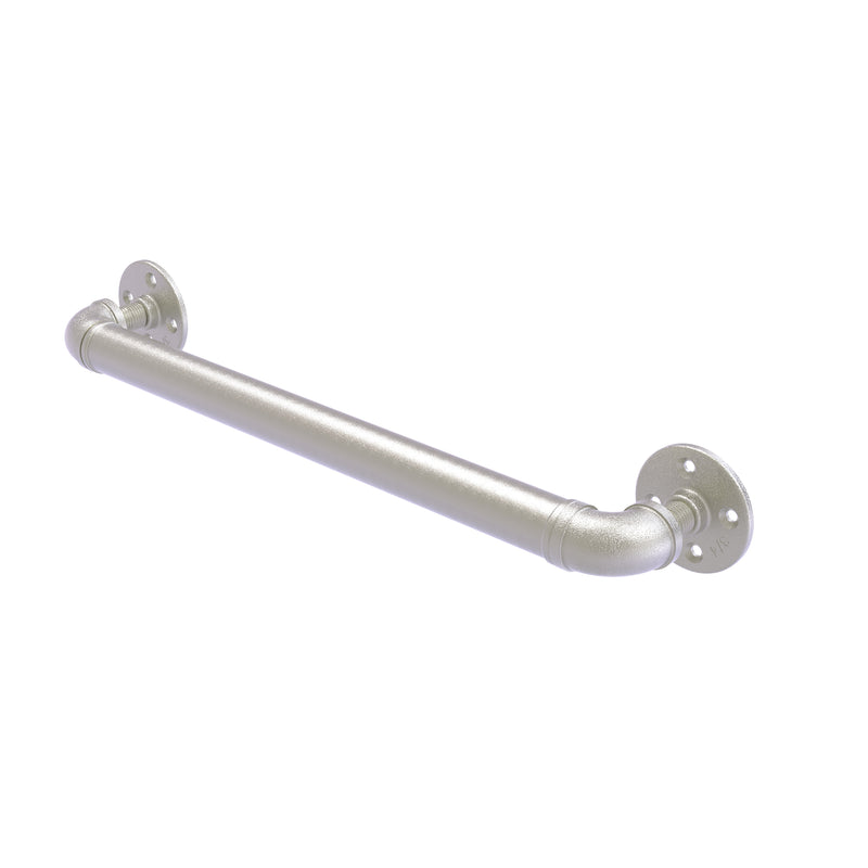 Allied Brass Pipeline Collection 16 Inch Grab Bar P-700-16-GB-SN