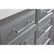 Water Creation 60" Palace Collection Quartz Carrara Cashmere Gray Bathroom Vanity Set with Hardware and F2-0013 Faucets in Chrome Finish PA60QZ01CG-000FX1301