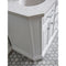 Water Creation 60" Palace Collection Quartz Carrara Pure White Bathroom Vanity Set with Hardware in Chrome Finish PA60QZ01PW-000000000