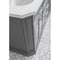 Water Creation 72" Palace Collection Quartz Carrara Cashmere Gray Bathroom Vanity Set with Hardware Mirror in Chrome Finish PA72QZ01CG-E18000000