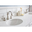 Water Creation 72" Palace Collection Quartz Carrara Pure White Bathroom Vanity Set with Hardware and F2-0012 Faucets Mirror in Polished Nickel PVD Finish PA72QZ05PW-E18TL1205