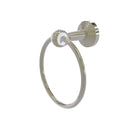 Allied Brass Pacific Beach Collection Towel Ring with Twisted Accents PB-16T-PNI