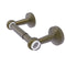 Allied Brass Pacific Beach Collection Two Post Toilet Tissue Holder with Twisted Accents PB-24T-ABR