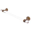 Allied Brass Pacific Beach Collection 18 Inch Towel Bar with Dotted Accents PB-41D-18-BBR