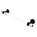 Allied Brass Pacific Beach Collection 18 Inch Towel Bar with Groovy Accents PB-41G-18-BKM