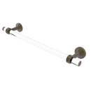 Allied Brass Pacific Beach Collection 36 Inch Towel Bar with Groovy Accents PB-41G-36-ABR