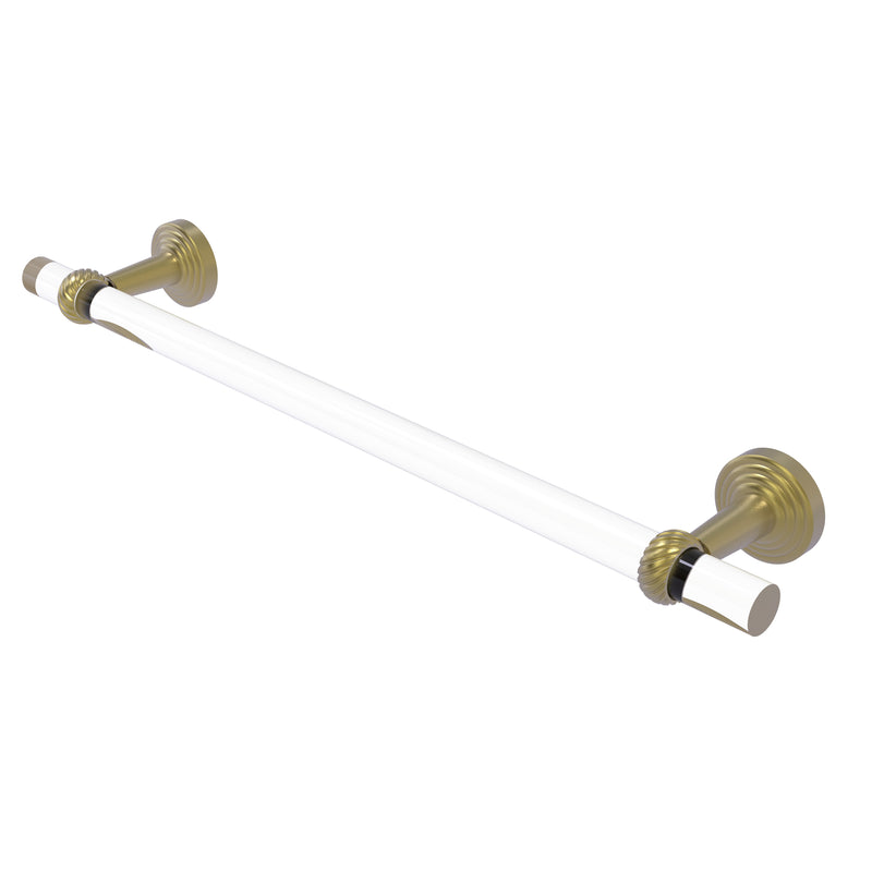 Allied Brass Pacific Beach Collection 24 Inch Towel Bar with Twisted Accents PB-41T-24-SBR