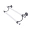 Allied Brass Pacific Beach Collection 18 Inch Double Towel Bar PB-72-18-GYM