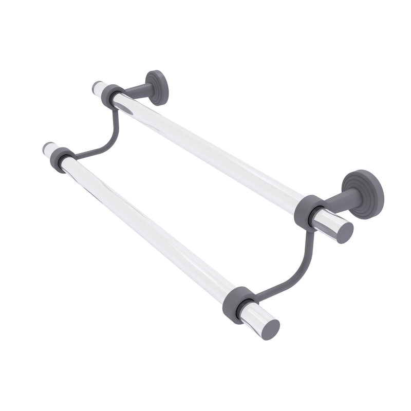 Allied Brass Pacific Beach Collection 18 Inch Double Towel Bar PB-72-18-GYM