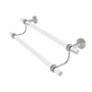 Allied Brass Pacific Beach Collection 18 Inch Double Towel Bar PB-72-18-SN