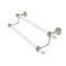 Allied Brass Pacific Beach Collection 18 Inch Double Towel Bar with Dotted Accents PB-72D-18-PNI