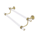 Allied Brass Pacific Beach Collection 18 Inch Double Towel Bar with Dotted Accents PB-72D-18-SBR