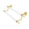 Allied Brass Pacific Beach Collection 18 Inch Double Towel Bar with Twisted Accents PB-72T-18-PB