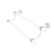 Allied Brass Pacific Beach Collection 18 Inch Double Towel Bar with Twisted Accents PB-72T-18-WHM