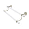 Allied Brass Pacific Beach Collection 36 Inch Double Towel Bar with Twisted Accents PB-72T-36-PNI