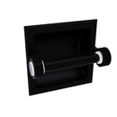 Allied Brass Pacific Grove Collection Recessed Toilet Paper Holder with Dotted Accents PG-24CD-BKM