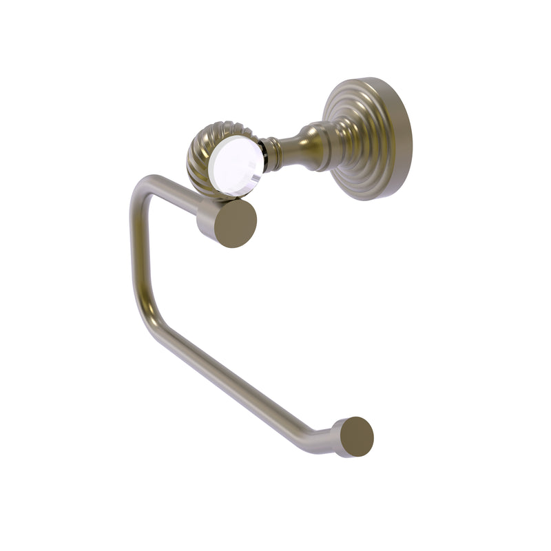 Allied Brass Pacific Grove Collection European Style Toilet Tissue Holder with Twisted Accents PG-24ET-ABR