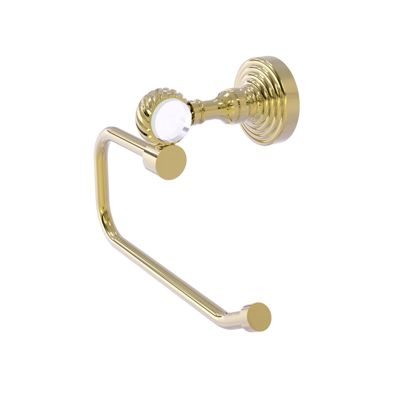 Allied Brass Pacific Grove Collection European Style Toilet Tissue Holder with Twisted Accents PG-24ET-UNL