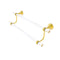 Allied Brass Pacific Grove Collection 36 Inch Double Towel Bar with Twisted Accents PG-72T-36-PB