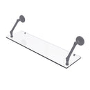 Allied Brass Prestige Monte Carlo Collection 30 Inch Floating Glass Shelf PMC-1-30-GYM