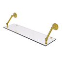 Allied Brass Prestige Monte Carlo Collection 30 Inch Floating Glass Shelf PMC-1-30-PB