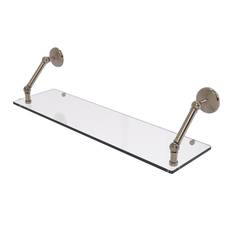 Allied Brass Prestige Monte Carlo Collection 30 Inch Floating Glass Shelf PMC-1-30-PEW