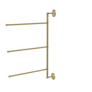 Allied Brass Prestige Monte Carlo Collection 3 Swing Arm Vertical 28 Inch Towel Bar PMC-27-3-16-28-SBR