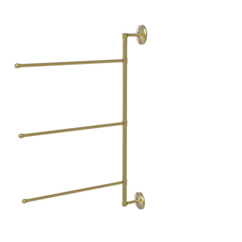 Allied Brass Prestige Monte Carlo Collection 3 Swing Arm Vertical 28 Inch Towel Bar PMC-27-3-16-28-SBR