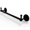 Allied Brass Prestige Monte Carlo Collection 18 Inch Towel Bar with Integrated Hooks PMC-41-18-PEG-BKM