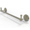 Allied Brass Prestige Monte Carlo Collection 24 Inch Towel Bar with Integrated Hooks PMC-41-24-PEG-PNI