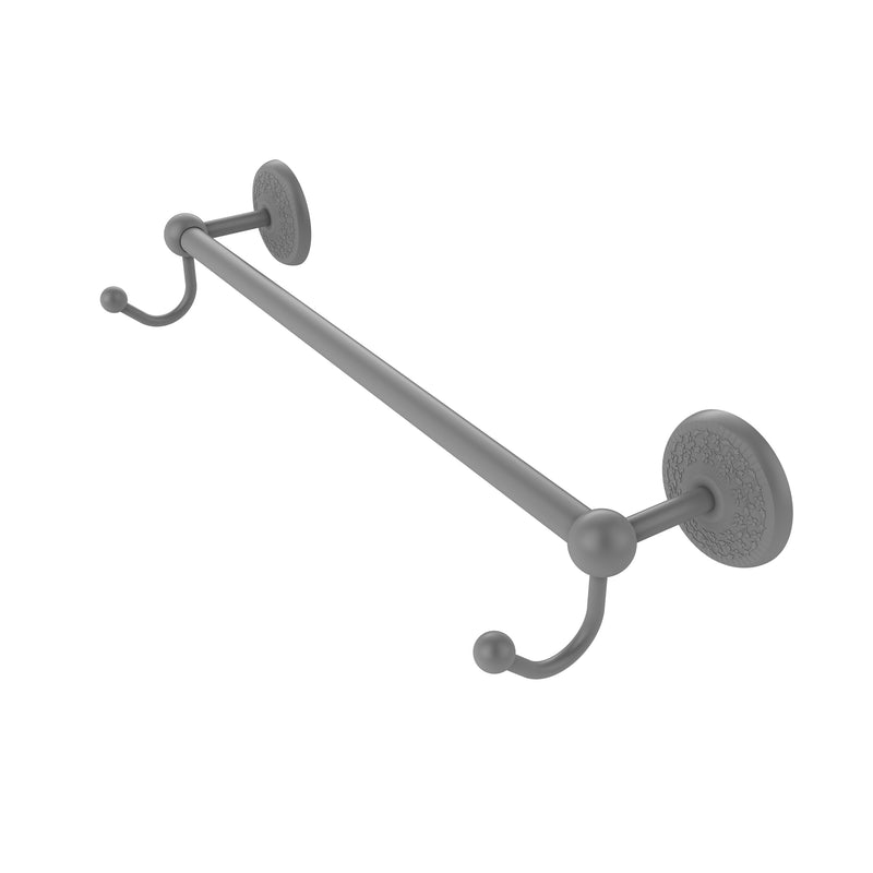 Allied Brass Prestige Monte Carlo Collection 30 Inch Towel Bar with Integrated Hooks PMC-41-30-HK-GYM