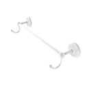 Allied Brass Prestige Monte Carlo Collection 36 Inch Towel Bar with Integrated Hooks PMC-41-36-HK-WHM