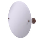 Allied Brass Frameless Round Tilt Mirror with Beveled Edge PMC-90-CA