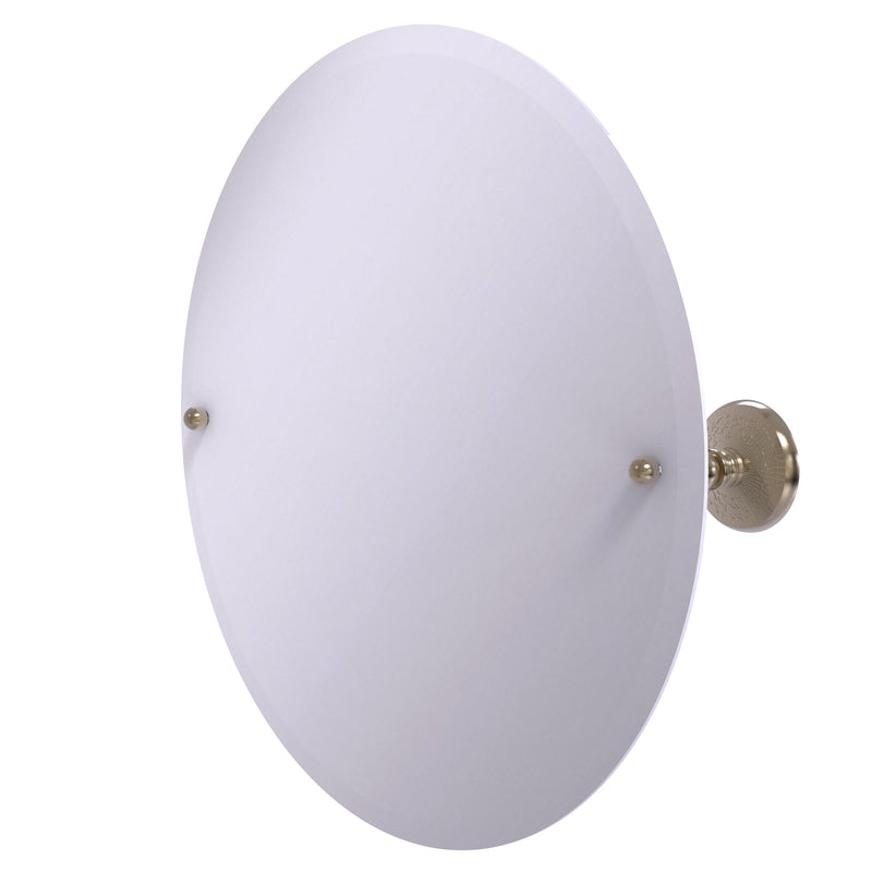 Allied Brass Frameless Round Tilt Mirror with Beveled Edge PMC-90-PEW