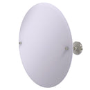 Allied Brass Frameless Round Tilt Mirror with Beveled Edge PMC-90-SN