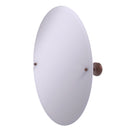 Allied Brass Frameless Oval Tilt Mirror with Beveled Edge PMC-91-CA