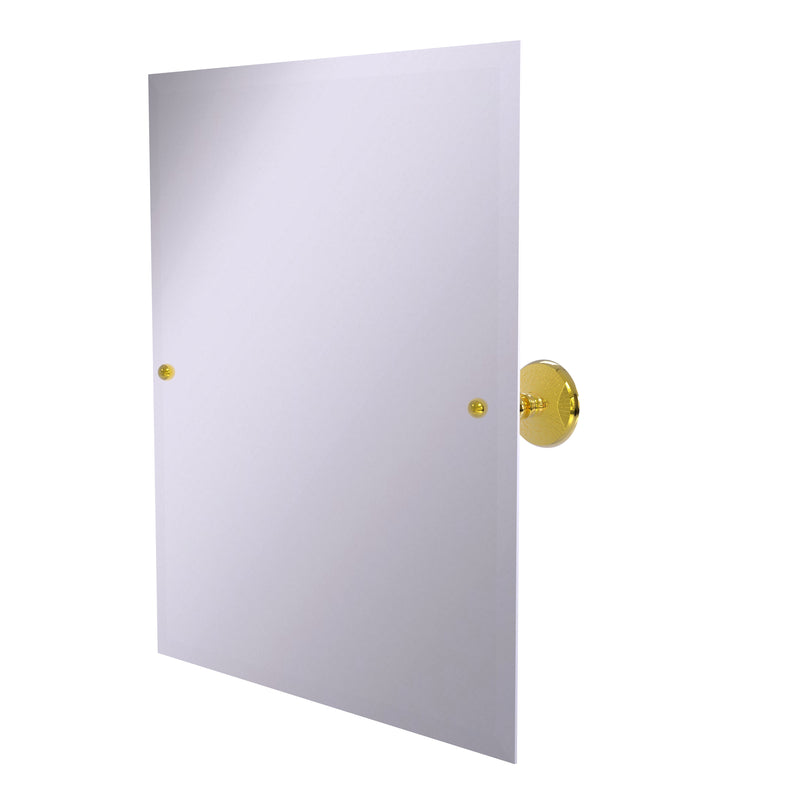 Allied Brass Frameless Rectangular Tilt Mirror with Beveled Edge PMC-92-PB