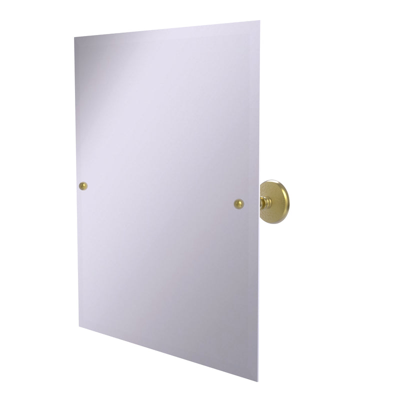 Allied Brass Frameless Rectangular Tilt Mirror with Beveled Edge PMC-92-SBR