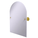 Allied Brass Frameless Arched Top Tilt Mirror with Beveled Edge PMC-94-PB