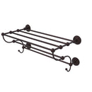 Allied Brass Prestige Monte Carlo Collection 24 Inch Train Rack Towel Shelf PMC-HTL-24-5-ABZ